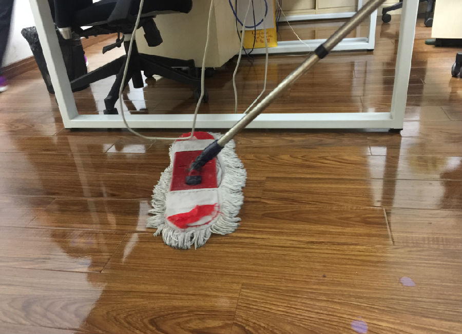 朝阳区木地板保洁案例