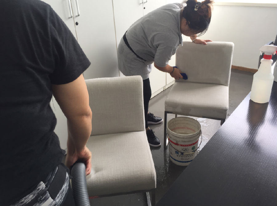 朝阳区沙发清洗案例